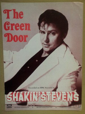 Song Sheet The Green Door Shakin Stevens Ebay