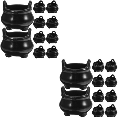 Mini caldero modelo caldero de bruja miniatura de 20 piezas Halloween mini caldero - Imagen 10 de 12
