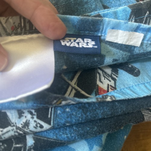 Set Star Wars Lucas Films TWIN Flat & Fitted Sheet Pillowcase Tie Fighter X-Wing - Picture 3 of 5