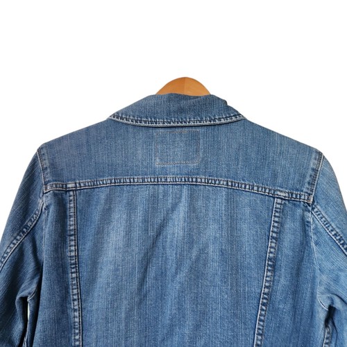 Levi's Original Trucker Jeansjacke Blau Knopfleiste Medium Wash Damen XL - Bild 5 von 10