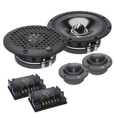 PowerBass PBX-PRO65C - 6.5" Shallow Mount Midrange Component Speakers, Pair