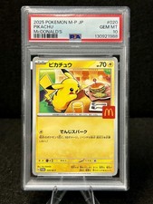 PSA 10 Pikachu 020/M-P McDonald's Happy Set Promo 2025 Pokemon Card Japanese