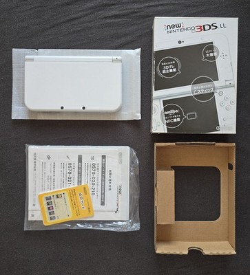 [near mint] New Nintendo 3Ds LL  Pearl White Konsole - JP Import