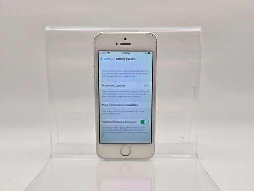 Apple iPhone SE 1st Gen - 64 GB - Silver - MLLY2LL/A - Unlocked