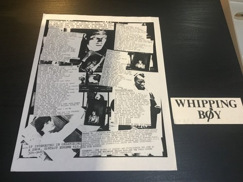 Whipping Boy The Sound Of No Hands Clapping 1983 1st Press Punk LP - Picture 3 of 7