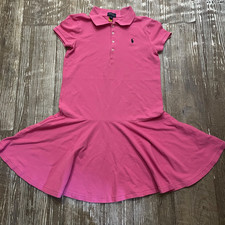 Polo Ralph Lauren girls size XL pink uniform dress