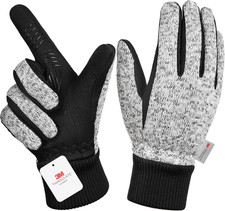 Winter Gloves for Men/Women -10°F 3M Thinsulate Warm Touch Screen Snow Ski Bicyc