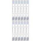 12 pcs Door Security Strike Plate Door Reinforcement Plate Door Security Devices