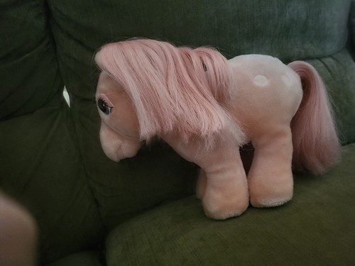 1984 My Little Pony COTTON CANDY 10" Plush Hasbro Softies Pink Vintage NICE! - Picture 3 of 10