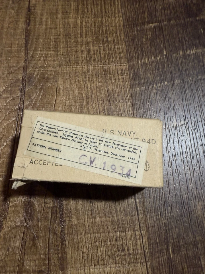 Nuevo de Lote Antiguo 1944 Ken-Rad JAN-CKR 6J5GT/G VT-94D Tubo de Vacío - Sellado Segunda Guerra Mundial Contrato de la Marina Foto 3 de 3