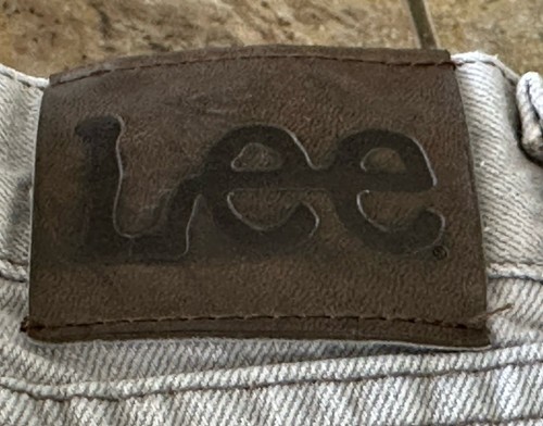 Lee Jeans Relaxed Fit Men's Size 38X29 Light Gray Straight Leg Denim Fit 37X - Picture 8 of 8