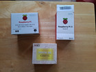 3 x Raspberry - Pi 3 Model B 1 GB RAM Motherboard. Power Supply. Protective Case
