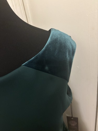 Vince Camuto durchgehendes Kleid festliches Kleid Größe 16 grün - Bild 3 von 9