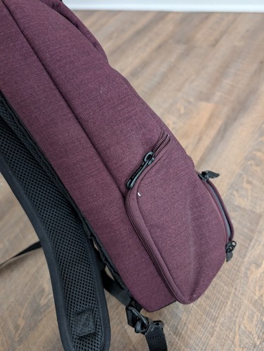 EBags Professional Slim Laptop Backpack Weekender Burgundy *RARE COLOR* 🎒 - Picture 6 of 6