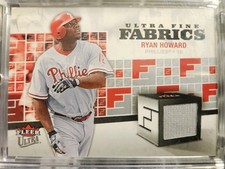 2006 Fleer Ultra - Fine Fabrics Ryan Howard #FM-RY (MEM)