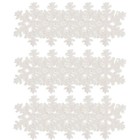  50 Pcs Indoor Snow Decoration Snowflake Tree Decorations Hanging Ornaments
