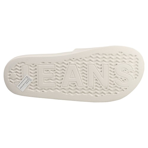Tommy Jeans Flag Pool Womens Slide Sandals in Ecru - 6.5 UK - Picture 7 of 8