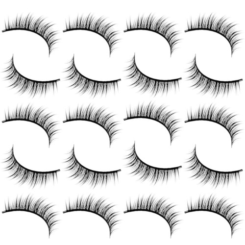 10 Pairs Fake Eyelashes False Natural Look Extension Extensions for Women