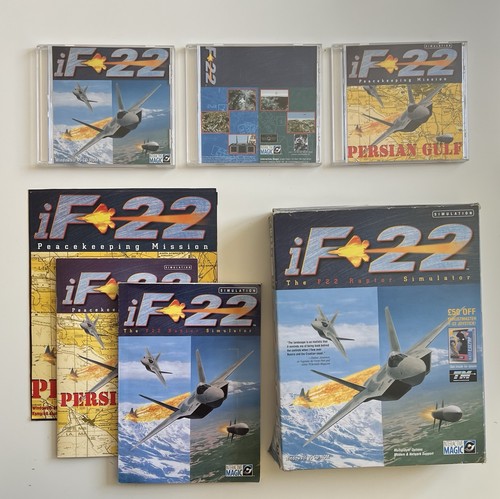The F22 Raptor Simulator iF-22, by Interactive Magic, for PC, New in open box - Picture 2 of 14