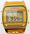 Vintage mens lcd wrist watch SEIKO A904-5199 Alarm Chronograph