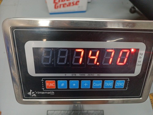 Bilancia pesatrice industriale con piattaforma 35x45cm 200kg buona PrimeMatik - Foto 9 di 9