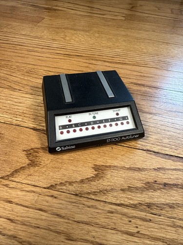 Vintage Sabine ST-1100 AutoTuner Guitar Bass Instrument Tuner Made In USA
