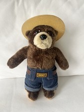 Smokey The Bear 12 Inch Plush Denim Jeans and Hat