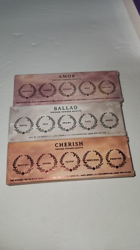ColourPop Bundle of 3! 5-Pan Pressed Powder Eyeshadow Palettes New In Box - Picture 2 of 2