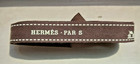 Hermes Paris Brown Logo Gift Ribbon 65inch