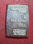 Vintage .999 FINE SILVER Mini Bar! 1 Gram!