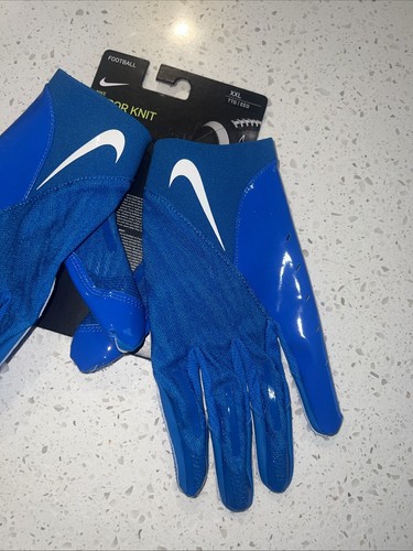 Nike Vapor Knit Magnagrip Football Gloves Royal Blue (2XL) DM0057-490 - Picture 2 of 4