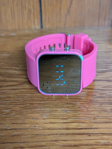 1: Face Digital Face Watch Rubber Pink Band - Working! - Bild 1 von 14