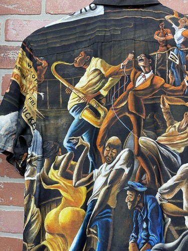 Taglia S - Camicia Supreme Ernie Barnes S/S grafica danza - Foto 8 di 12