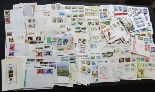 BRITISH COMMONWEALTH- SUPERB COLLECTN OF 350 x F.D.COVERS 1960s ONWARDS