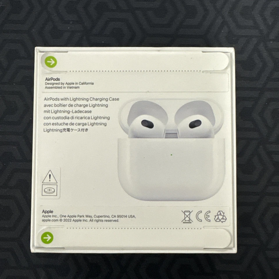 Brand New Apple AirPods 3rd Generation & Lightening Charging Case - Authentic - Image 2 of 2