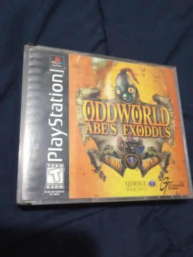 Oddworld: Abe's Exoddus PS1 PlayStation 1999 2 Disc Complete CIB Registration