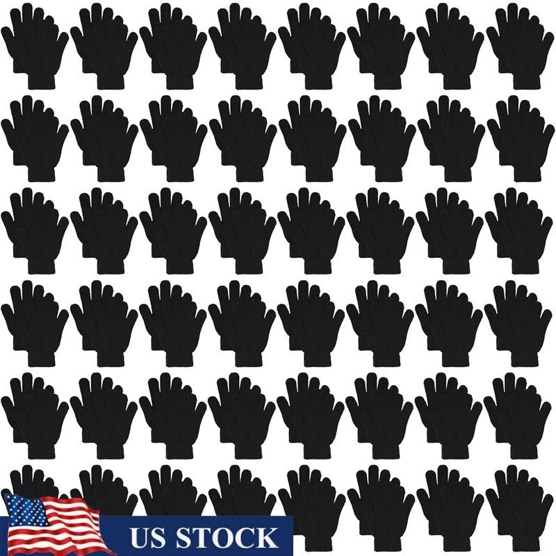 Wholesale Winter Magic Gloves 48 Pairs Soft Warm Stretchy Outdoor Sports New
Opens in a new window o