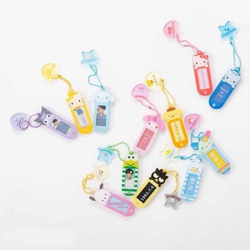 Smokingsam Namensschild Abzeichen niedlicher Schlüsselanhänger Rucksack und Tasche Charm Schlüsselring - Bild 5 von 6