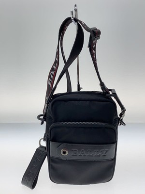 BALLY 黒 ナイロン レザー バッグ Bally バリー BALLY バッグ ボディバッグ ワンショルダーバッグ