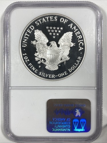 1995 Silver Eagle ASE 1.00. NGC PR 69. UC Proof. 1oz ASW. - Picture 4 of 5