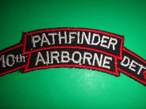 US 10th Airborne PATHFINDER Detachment Scroll Patch - Picture 2 of 3