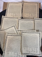 The United States of America's Declaration of Independence 15 X 14 Lot Of 9