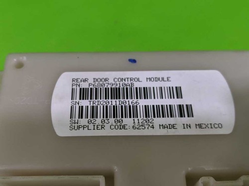 12-16 TOWN COUNTRY DRIVER LEFT REAR SLIDING DOOR CONTROL MODULE OEM 4198-31 - Picture 3 of 3