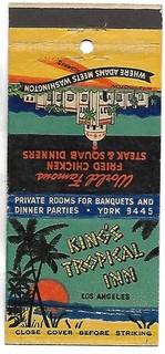 KING'S TROPICAL INN LOS ANGELES CA 30 STRIKE COVER