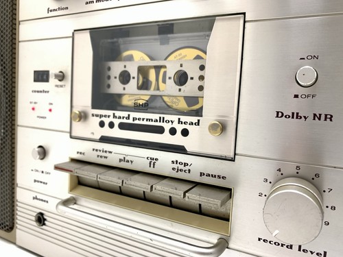 MARANTZ PMS 7004 BIG BOOMBOX STEREO Radio Cassette Vintage 1981 WORK Good Look - Imagen 19 de 21