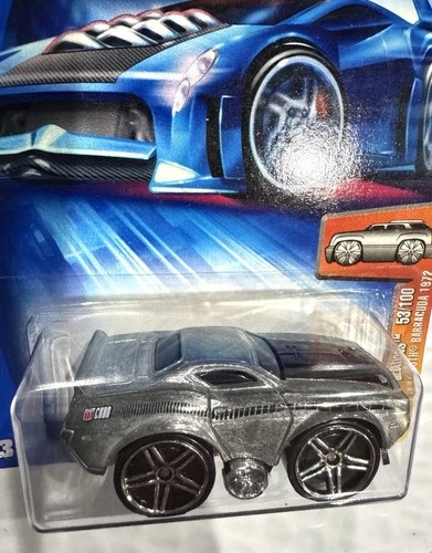 2004 Hotwheels First Editions 53/100 Blings Plymouth Barracuda 1972 Silver Zamac - Picture 4 of 6