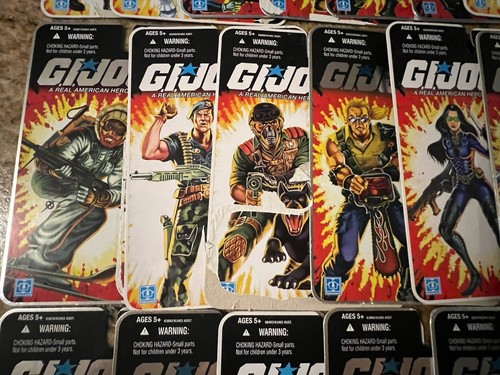 GI Joe 25th Anniversary FILE CARD BACK 2007 Lot of 33 - Bild 3 von 6