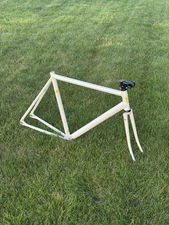 HH Aluminum Track Bike Frame - Havnoonian - Pearlescent White - 50cm