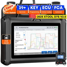 XTOOL D7S V2.0 Car Diagnostic Scanner Tool Bi-Directional ECU Coding All Systems