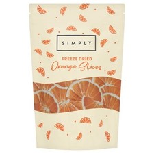 Simply Freeze Dried Orange Slices 100g (Pack of 4)